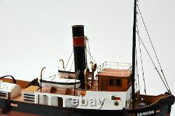 Sanson Tugboat Model Wooden Ship 24 Handcrafted Model Ready to Display