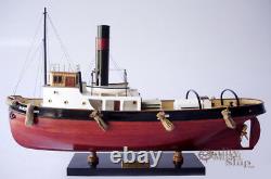 Sanson Wooden Tug Boat Model Display Ready