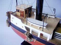 Sanson Wooden Tug Boat Model Display Ready