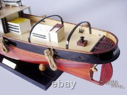 Sanson Wooden Tug Boat Model Display Ready