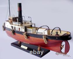 Sanson Wooden Tug Boat Model Display Ready