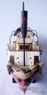 Sanson Wooden Tug Boat Model Display Ready