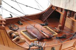 Santa Maria Christopher Columbus Flagship Tall Ship 29 Built Wood Model Boat