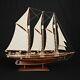 Scale 1100 Atlantic Ship Model Sailboat 28l Wooden Handmade Decor Special Gift