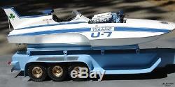 Scale 1/12 U-7 Powerboat 32.2'' Wood Model Boat Kit Equipped With Motor