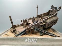 Scale 1/48 black Pearl wood ship kit stranding scene sunken pirate ship 12.59'