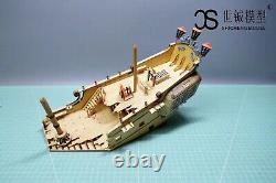 Scale 1/48 black Pearl wood ship kit stranding scene sunken pirate ship 12.59'