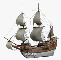 Scale 1/96 Classic wooden ship model 1620 wooden sail boat Assembly Kit MODEL