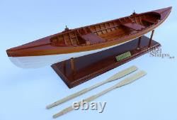 Scale 24 St. Laurence Skiff Clinker Hull Display Model Boat