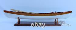 Scale 24 St. Laurence Skiff Clinker Hull Display Model Boat