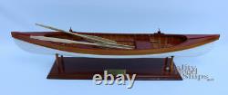 Scale 24 St. Laurence Skiff Clinker Hull Display Model Boat