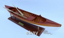 Scale 24 St. Laurence Skiff Clinker Hull Display Model Boat