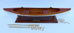 Scale 24 St. Laurence Skiff Clinker Hull Display Model Boat