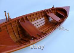 Scale 24 St. Laurence Skiff Clinker Hull Display Model Boat