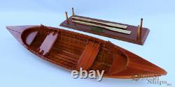 Scale 24 St. Laurence Skiff Clinker Hull Display Model Boat