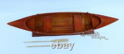 Scale 24 St. Laurence Skiff Clinker Hull Display Model Boat