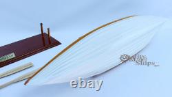 Scale 24 St. Laurence Skiff Clinker Hull Display Model Boat