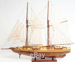 Schooner Bluenose II Wood Ship Model 38 Sailboat Fully Assembled Fishing Boat