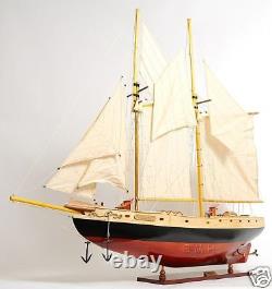 Schooner Bluenose II Wood Ship Model Sailboat 38 Fully Assembled Boat