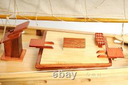 Schooner Bluenose II Wood Ship Model Sailboat 38 Fully Assembled Boat