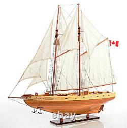 Schooner Bluenose II Wooden Ship Model 38 Sailboat Fully Built Assembled Boat