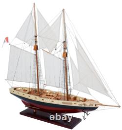 Schooner Bluenose II Wooden Ship Model 38 Sailboat Fully Built Assembled Boat