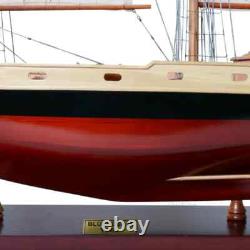 Schooner Bluenose II Wooden Ship Model 38 Sailboat Fully Built Assembled Boat