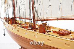 Schooner Bluenose II Wooden Ship Model 38 Sailboat Fully Built Assembled Boat