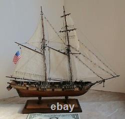 Schooner HALCON 1840 scale 1/100 model assembled, handmade by the master