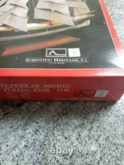 Scientific Wooden Model Ship 1/200 Clipper of Boston Flying Fish 1849 New Boat