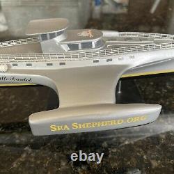 Sea Shepherd Conservation Society Wooden Boat Model Brigitte Bardot