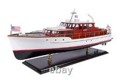 Seacraft Gallery 1950s Classic Motor Yacht Wooden Model Speed Boat Ship