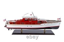 Seacraft Gallery 1950s Classic Motor Yacht Wooden Model Speed Boat Ship