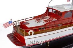 Seacraft Gallery 1950s Classic Motor Yacht Wooden Model Speed Boat Ship