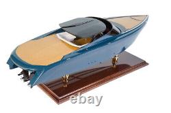 Seacraft Gallery Aston Martin AM37 Power Boat Wooden Scale Model Limited Edition