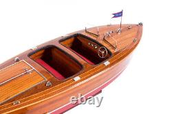 Seacraft Gallery Chris Craft Barrel Back Wooden Home Decor 75cm Model Speed Boat