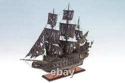 Seacraft Gallery Flying Dutchman 95cm Painted Timber & Metallic Ghost Ship Model