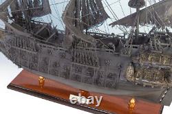 Seacraft Gallery Flying Dutchman 95cm Painted Timber & Metallic Ghost Ship Model