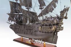 Seacraft Gallery Flying Dutchman 95cm Painted Timber & Metallic Ghost Ship Model