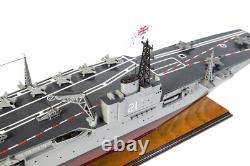 Seacraft Gallery HMAS Melbourne (R21) Aircraft Carrier Wooden Model Battleship