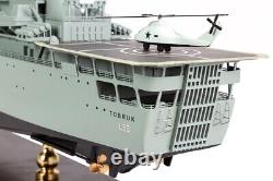 Seacraft Gallery HMAS Tobruk (II) 80cm Handcrafted Wooden Model Boat Warship