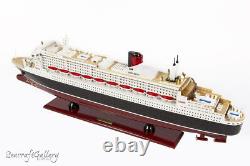 Seacraft Gallery Queen Mary 2 100cm Gift Decoration Wood Boat Cruise Ship Model