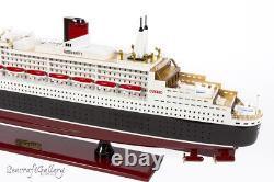 Seacraft Gallery Queen Mary 2 100cm Gift Decoration Wood Boat Cruise Ship Model