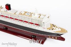 Seacraft Gallery Queen Mary 2 100cm Gift Decoration Wood Boat Cruise Ship Model