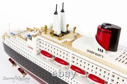 Seacraft Gallery Queen Mary 2 100cm Gift Decoration Wood Boat Cruise Ship Model