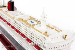 Seacraft Gallery Queen Mary 2 100cm Gift Decoration Wood Boat Cruise Ship Model