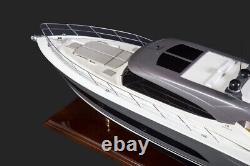 Seacraft Gallery Riviera 5400 Motor Yacht 80cm Handmade Wooden Model Speed Boat