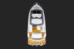 Seacraft Gallery Riviera 5400 Motor Yacht 80cm Handmade Wooden Model Speed Boat