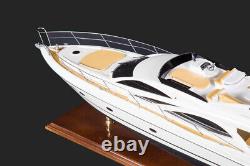 Seacraft Gallery Sunseeker Manhattan 64 Motor Yacht Wooden Model Speed Boat Ship