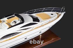 Seacraft Gallery Sunseeker Manhattan 64 Motor Yacht Wooden Model Speed Boat Ship